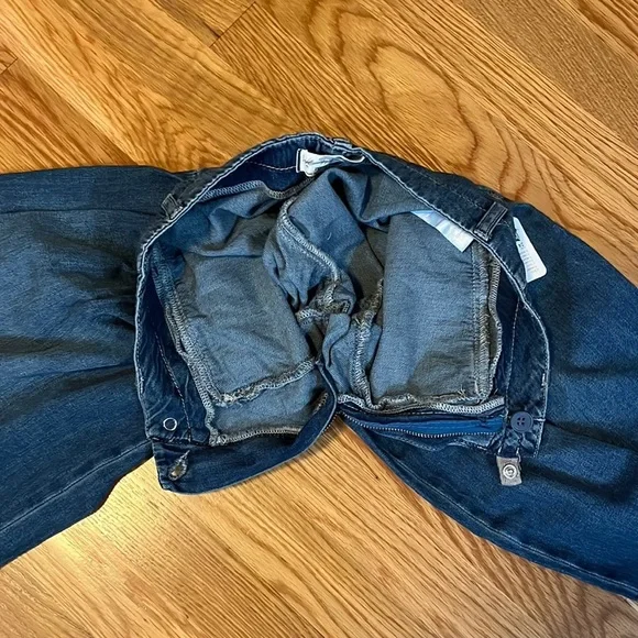 Free People Lotus Jeans Ballon Mid-rise jeans Size 24 NWT - Picture 11 of 14